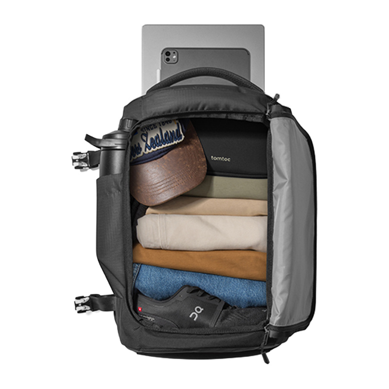 TOMTOC Navigator-T66 Sac à dos de voyage Liteway 28L/15.6" (Noir) - Ypsilon Computers