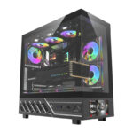 Boîtier DarkFlash DS950V avec écran (noir) + 6 ventilateurs