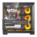 Boîtier d&rsquo;ordinateur DarkFlash C280 (noir) + 7 ventilateurs
