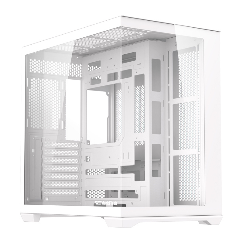 Boîtier d'ordinateur DarkFlash C280 (blanc) - Ypsilon Computers