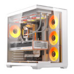 Boîtier DarkFlash C280 (blanc) + 7 ventilateurs