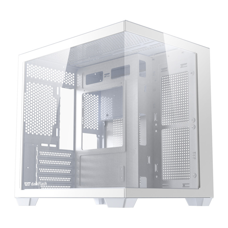 Boîtier d'ordinateur DarkFlash B275 (blanc) - Ypsilon Computers