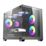Boîtier d&rsquo;ordinateur DarkFlash B275 PRO (noir) + 6 ventilateurs