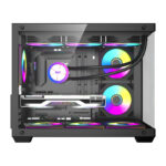 Boîtier d&rsquo;ordinateur DarkFlash B275 PRO (noir) + 6 ventilateurs
