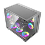 Boîtier d&rsquo;ordinateur DarkFlash B275 PRO (noir) + 6 ventilateurs