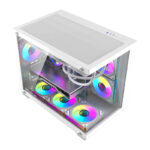 Boîtier d&rsquo;ordinateur DarkFlash B275 PRO (blanc) + 6 ventilateurs