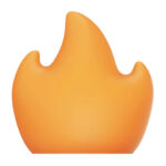 Abat-jour Flame pour la lampe Flextail Tiny Pump 2X (orange)