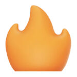 Abat-jour Flame pour la lampe Flextail Tiny Pump 2X (orange)