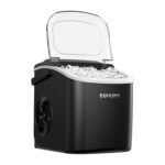 Euhomy IM001 machine à glaçons, 1,2 l, 12 kg (noir)