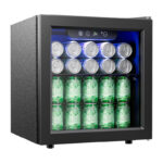 Euhomy BR001-55 Réfrigérateur d&rsquo;affichage de boissons 37L (noir)
