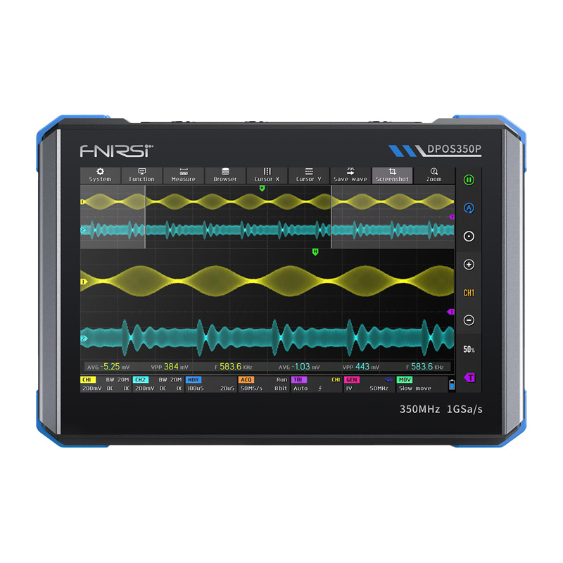 FNIRSI DPOS350P oscilloscope numérique 4-en-1 - Ypsilon Computers