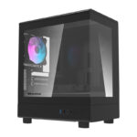 Boîtier d&rsquo;ordinateur Darkflash DB330M + 3 ventilateurs (Noir)