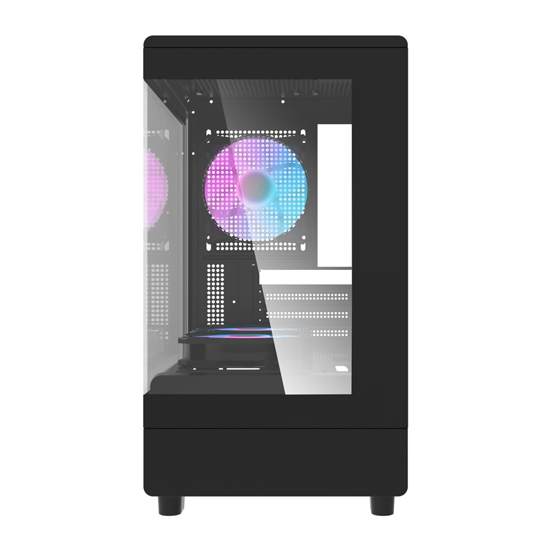 Boîtier d'ordinateur Darkflash DB330M + 3 ventilateurs (Noir) - Ypsilon Computers