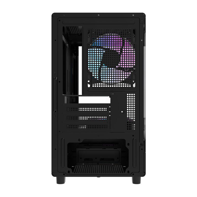Boîtier d'ordinateur Darkflash DB330M + 3 ventilateurs (Noir) - Ypsilon Computers