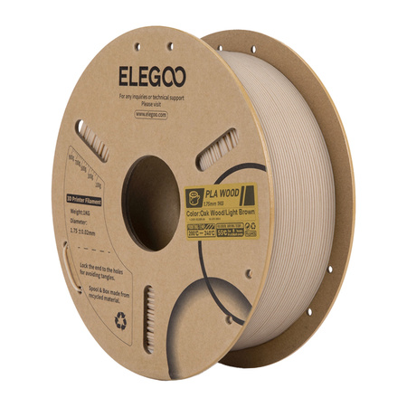 Filament PLA en bois (chêne clair) - Ypsilon Computers