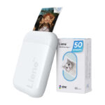 Imprimante Photo Portable Liene Pearl 2×3&Prime; (Blanche)