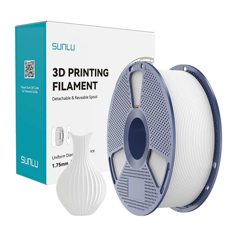 Filament Sunlu PLA Blanc Classique 1.75mm 1KG - Ypsilon Computers