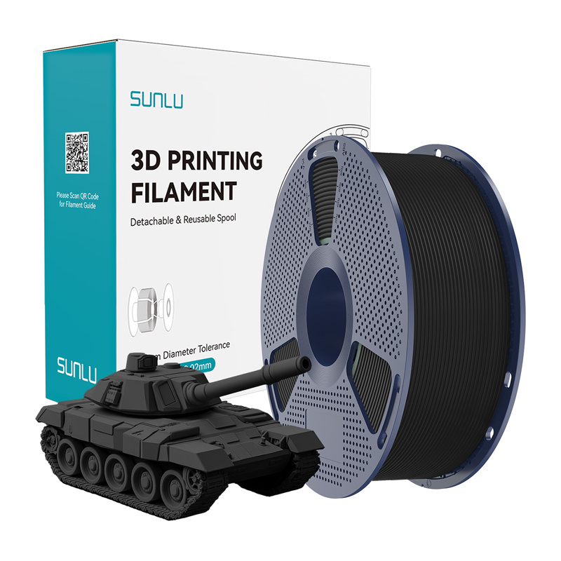 Filament Sunlu PLA+ Noir Haute Vitesse - Ypsilon Computers