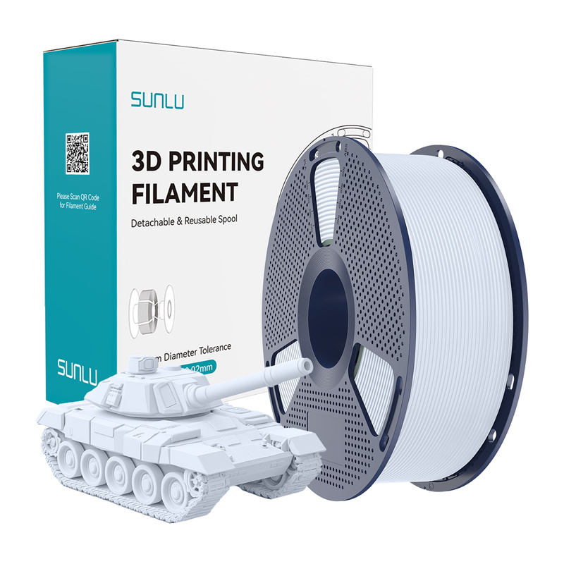 Filament Sunlu PLA+ Blanc Haute Vitesse - Ypsilon Computers