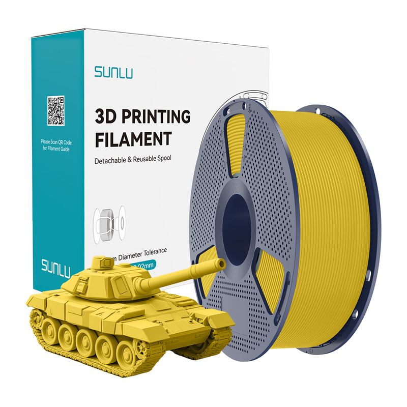 Filament Sunlu PLA+ Jaune Haute Vitesse - Ypsilon Computers