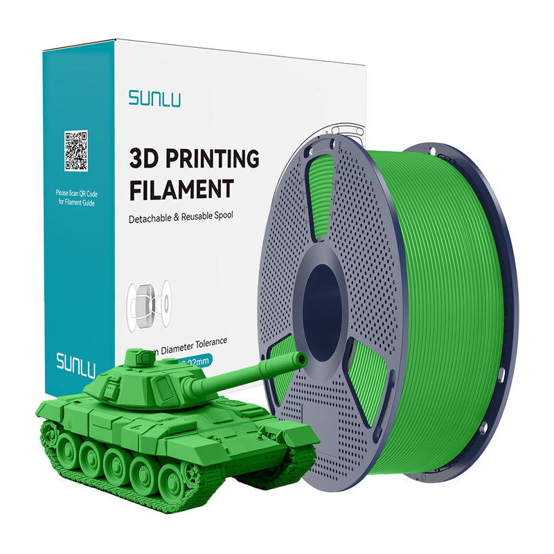 Filament Sunlu PLA+ Haute Vitesse Vert - Ypsilon Computers