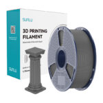 Filament Sunlu PLA Haute Vitesse Marbre Gris Béton