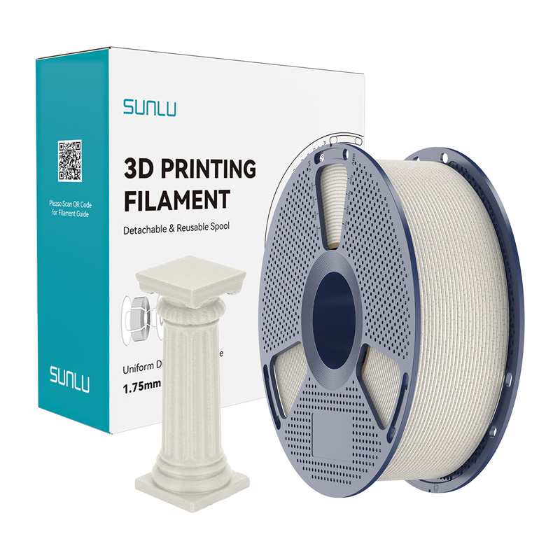 Filament en marbre Sunlu PLA haute vitesse (châtaigne) - Ypsilon Computers