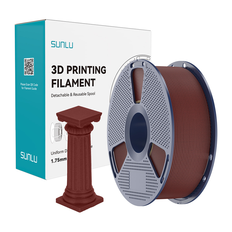 Filament en marbre Sunlu PLA haute vitesse (rouge brique) - Ypsilon Computers
