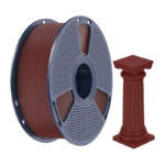 Filament en marbre Sunlu PLA haute vitesse (rouge brique)