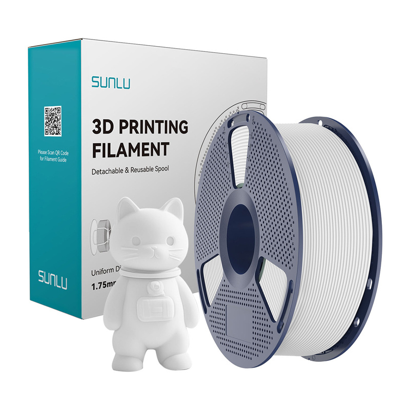 Filament Mat PLA Sunlu (Blanc) - Ypsilon Computers