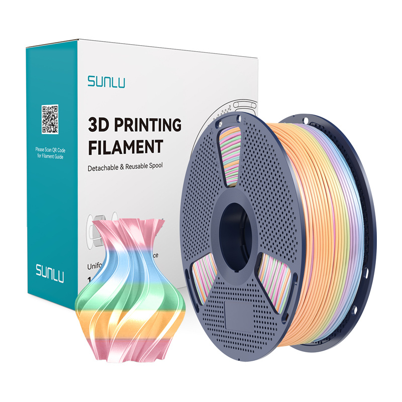 Filament Sunlu PLA+ Soie (Arc-en-ciel) 04 - Ypsilon Computers