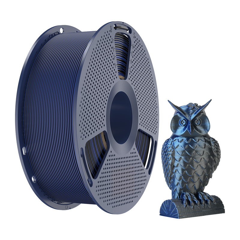 Filament Sunlu PLA+ Soie Dual Couleur (Noir et Bleu) - Ypsilon Computers