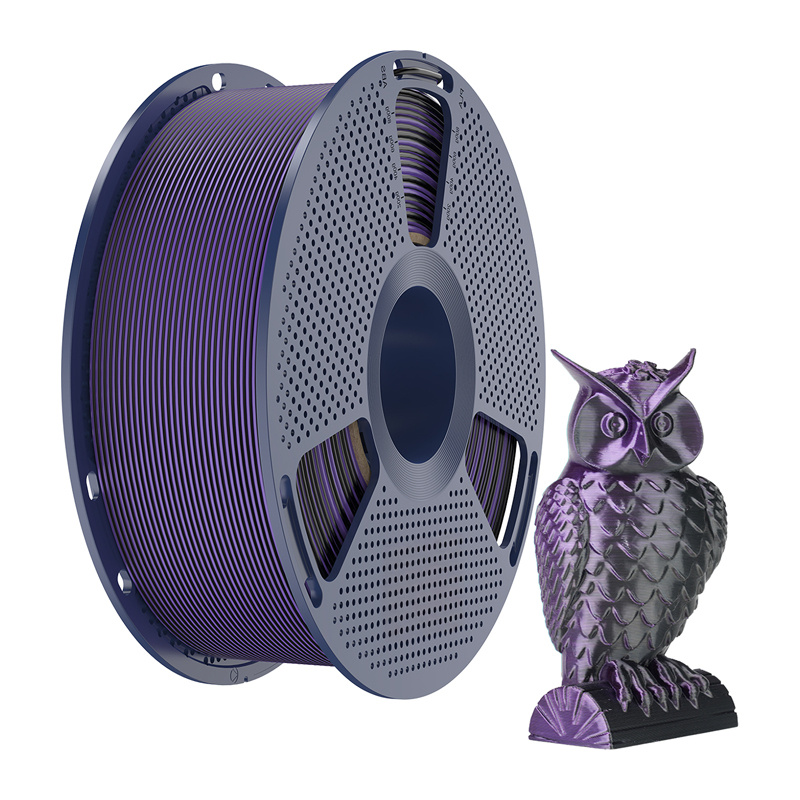 Filament Sunlu PLA+ Soie Dual Couleur (Noir et Violet) - Ypsilon Computers