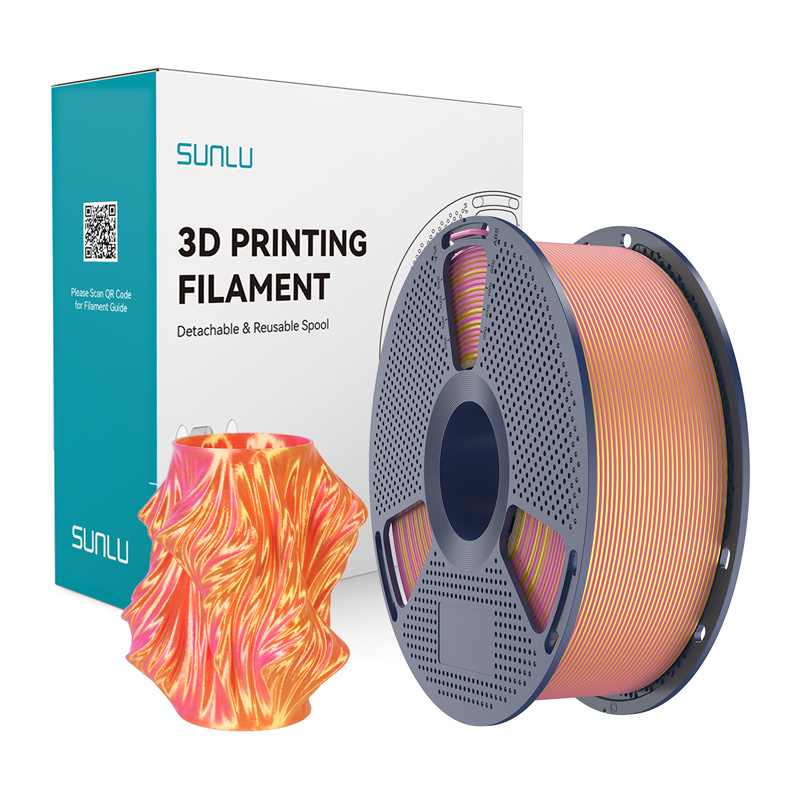 Filament Sunlu PLA+ Soie Dual Couleur (Rose et Or) - Ypsilon Computers