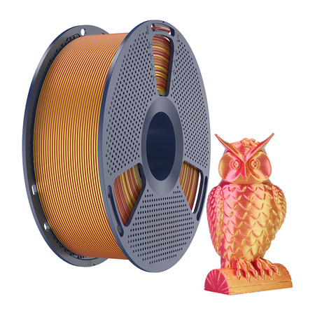 Filament Sunlu PLA+ Soie Dual Couleur (Rouge et Or) - Ypsilon Computers
