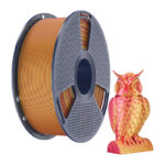 Filament Sunlu PLA+ Soie Dual Couleur (Rouge et Or)