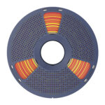 Filament Sunlu PLA+ Soie Dual Couleur (Rouge et Or)