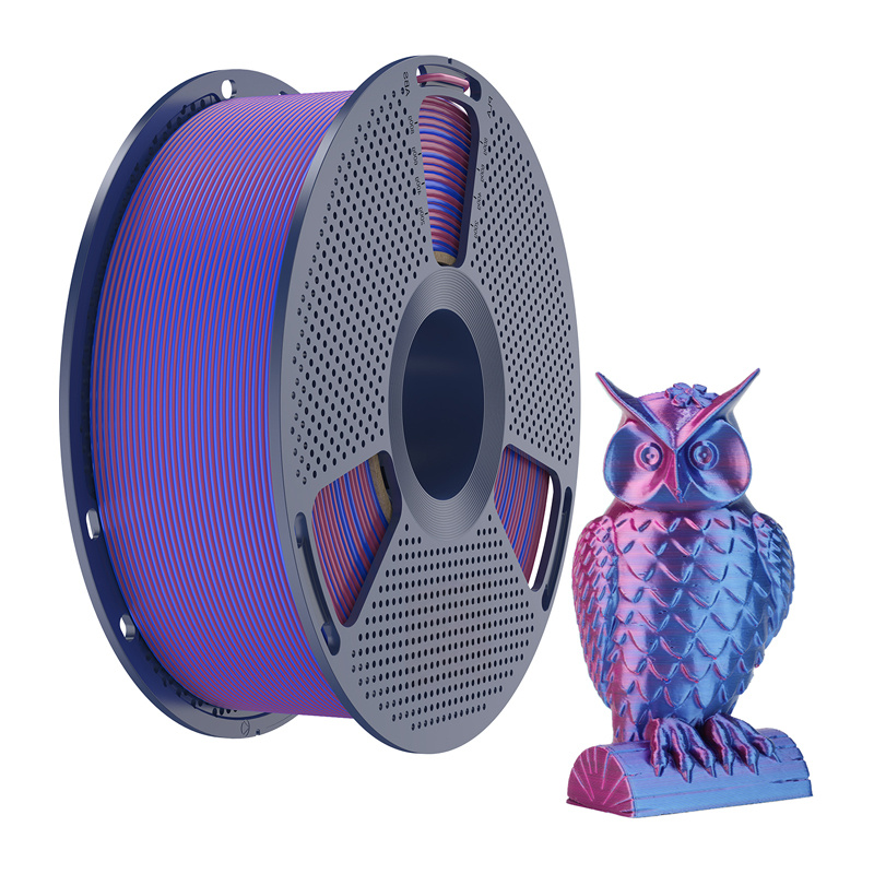 Filament Sunlu PLA+ Soie Dual Couleur (Rouge et Bleu) - Ypsilon Computers
