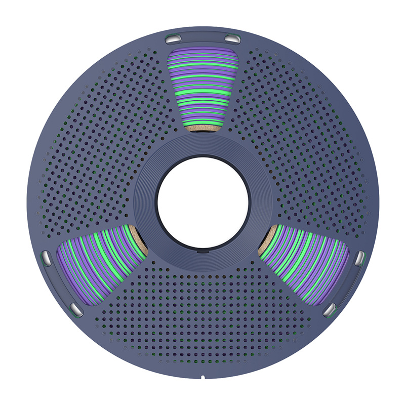 Filament Sunlu PLA+ Soie Dual Couleur (vert et violet) - Ypsilon Computers