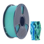 Filament Sunlu PLA+ Soie Dual Color (bleu-vert)