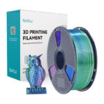 Filament Sunlu PLA+ Soie Tri-Color (bleu-vert-violet)