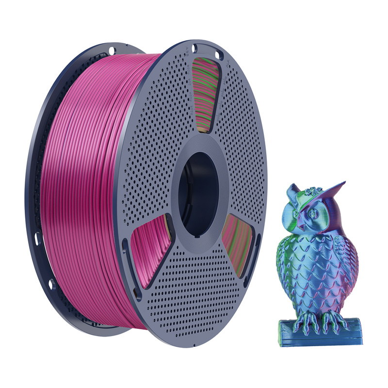 Filament Sunlu PLA+ Soie Tri-Color (bleu-vert-violet) - Ypsilon Computers