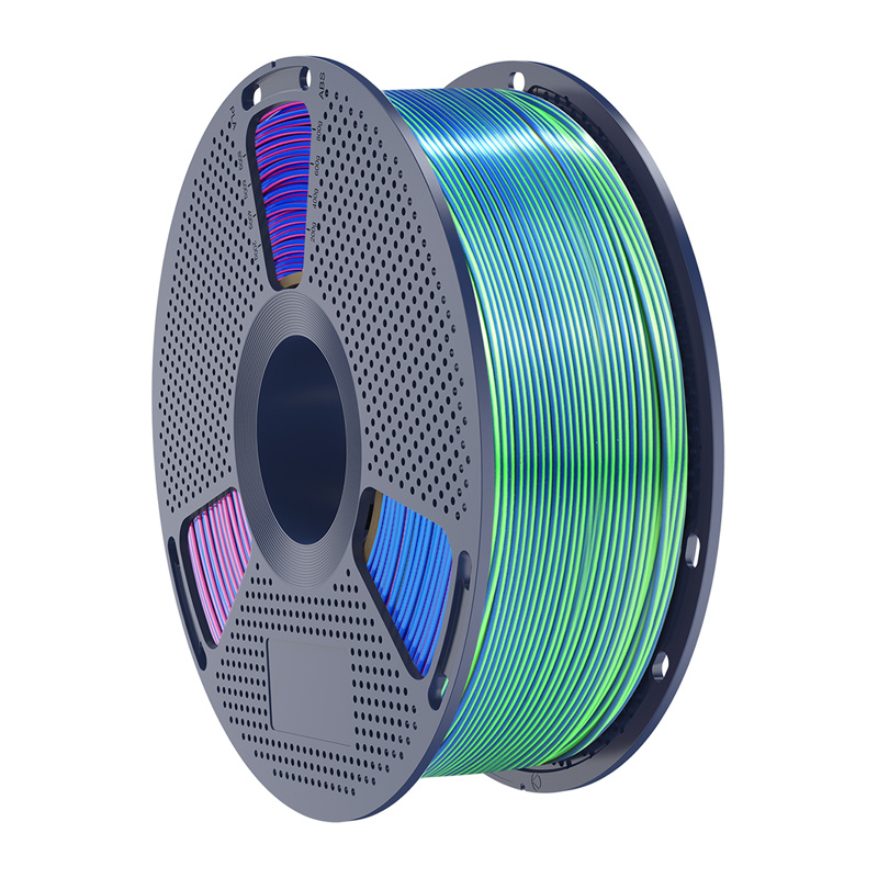 Filament Sunlu PLA+ Soie Tri-Color (bleu-vert-violet) - Ypsilon Computers