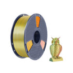 Sunlu PLA+ Soie Filament Tri-Couleur (rouge, jaune et vert)
