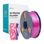 Filament Sunlu PLA+ Soie Tri-Color (rouge, jaune et bleu)