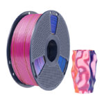 Filament Sunlu PLA+ Soie Tri-Color (rouge, jaune et bleu)