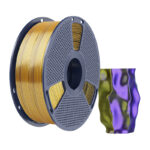 Filament Sunlu PLA+ Soie Tri-Color (Noir, Or et Violet)