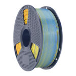 Sunlu PLA+ Soie Filament Quatre-Couleurs (bleu-violet-orange-jaune)