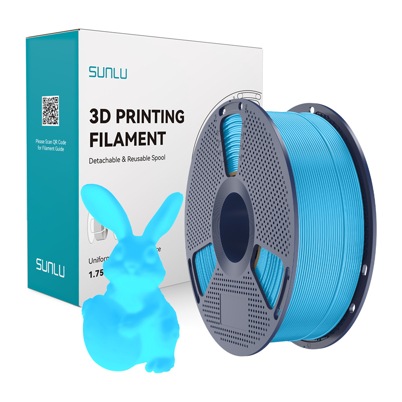 Filament Sunlu PLA Brillant Dans Le Noir (bleu) - Ypsilon Computers