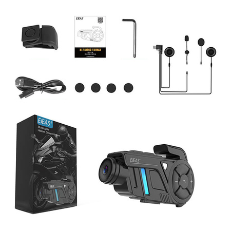 Intercom EJEAS K1Pro pour moto avec enregistreur - Ypsilon Computers